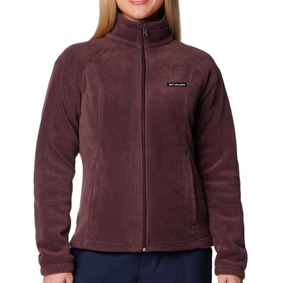 Columbia Benton Springs Zip Fleece Gorpcore Rustic Dark Purple Jacket NWT - Picture 1 of 6